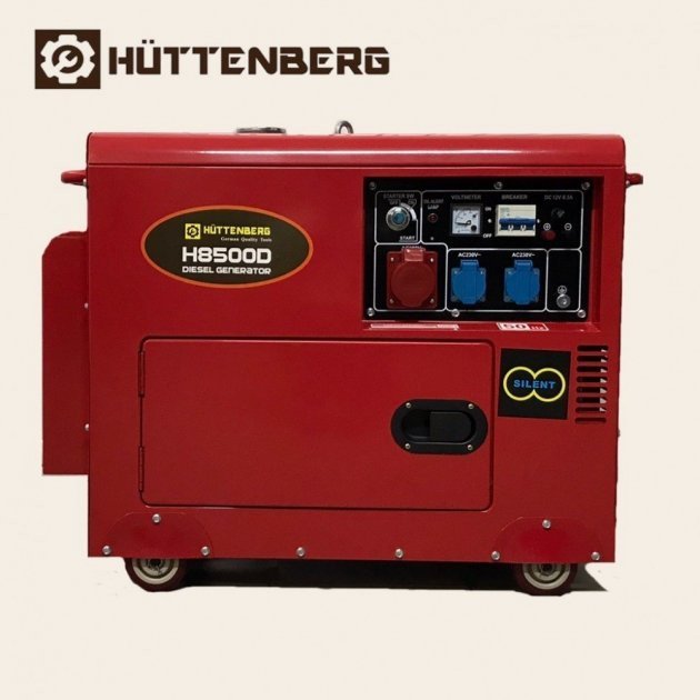 Дизельний генератор Huttenberg H8500D