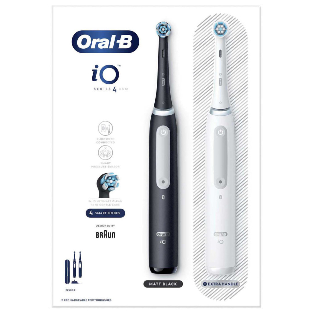 Електрична зубна щітка Oral-B iOG4d.2J6.2K DUO Black+White (2)