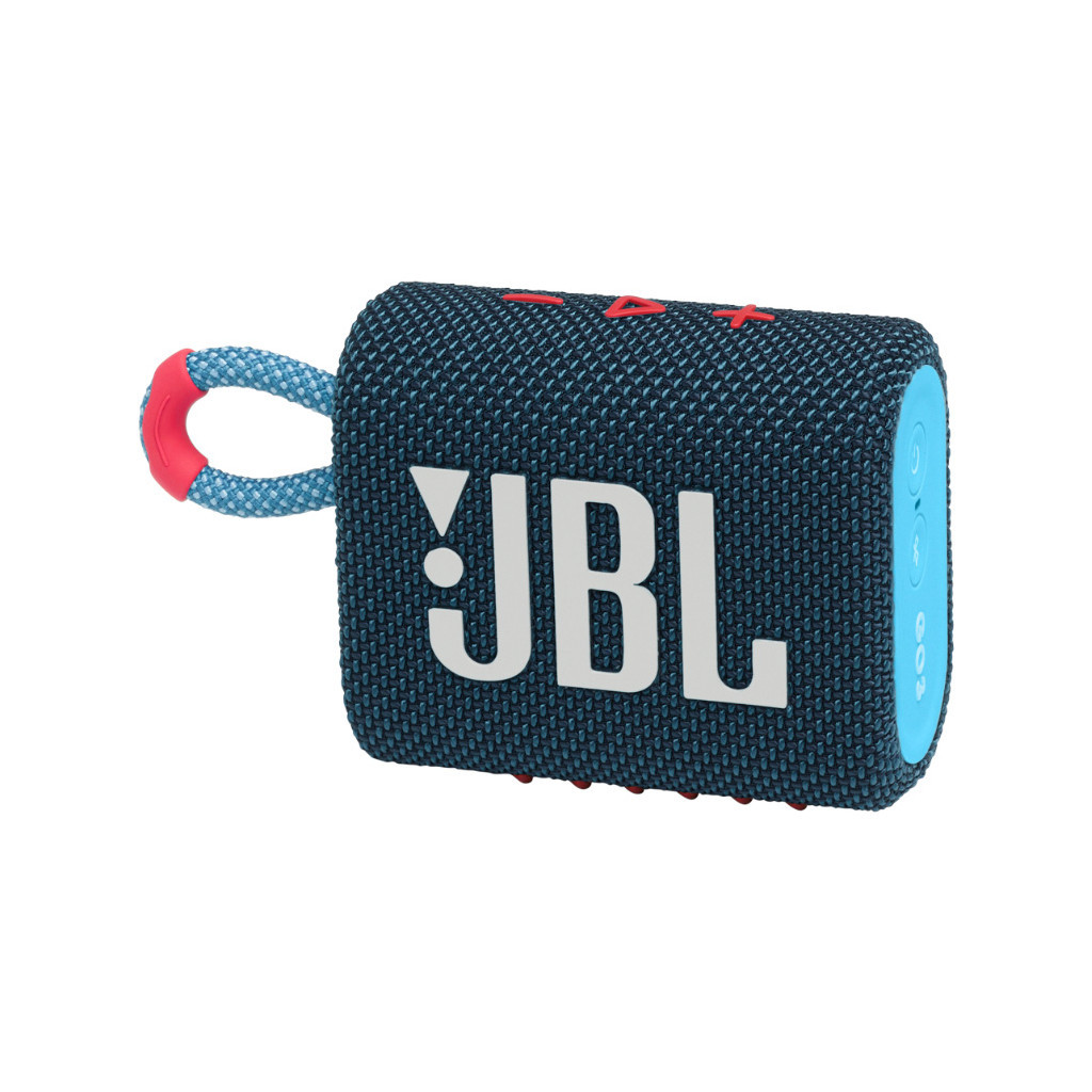 Акустична система JBL Go 3 Blue Coral (JBLGO3BLUP)