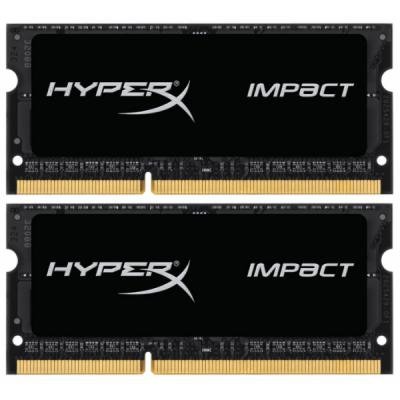 Модуль пам'яті для ноутбука SoDIMM DDR3L 16GB (2x8GB) 1600 MHz Kingston Fury (ex.HyperX) (HX316LS9IBK2/16)