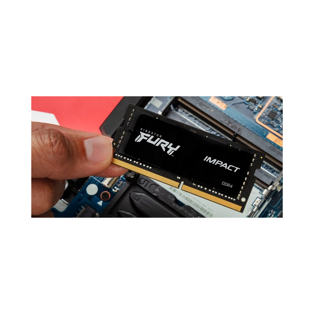 Модуль пам'яті для ноутбука SoDIMM DDR4 16GB 3200 MHz Impact Kingston Fury (ex.HyperX) (KF432S20IB/16)