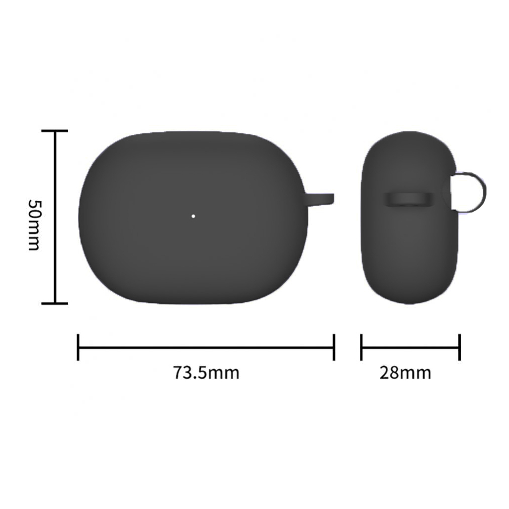 Чохол для навушників BeCover Silicon для Xiaomi Redmi Buds 4 Pro Black (708609)