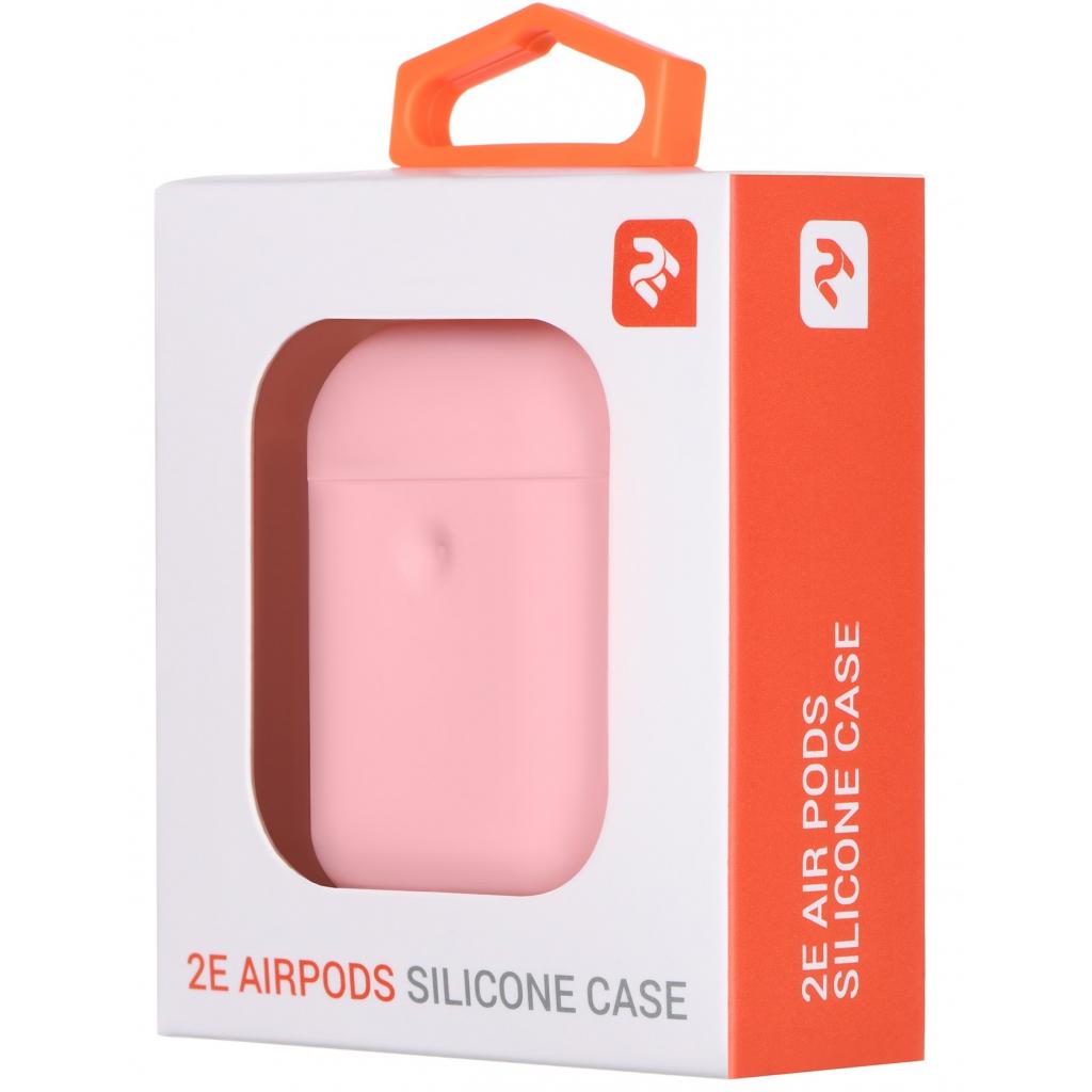 Чохол для навушників 2E для Apple AirPods Pure Color Silicone 3.0 мм Light pink (2E-AIR-PODS-IBPCS-3-LPK)
