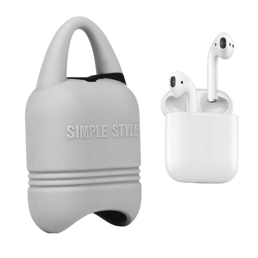 Чохол для навушників Kindon i-Smile для Apple AirPods IPH1430 Gray (702348)