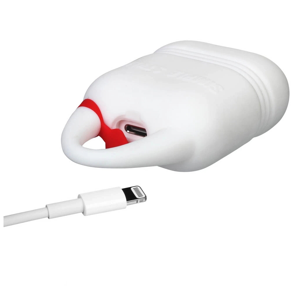 Чохол для навушників Kindon i-Smile для Apple AirPods IPH1430 White (702345)