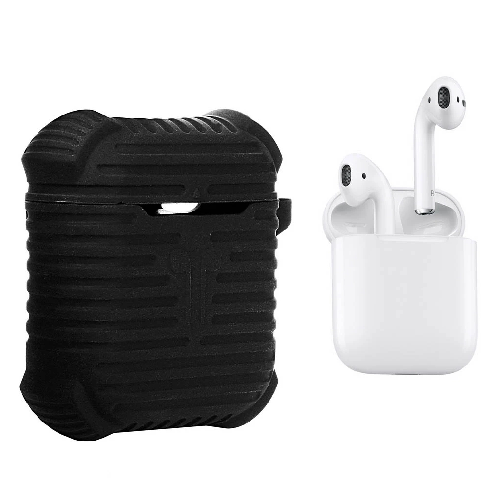 Чохол для навушників Protective i-Smile для Apple AirPods IPH1371 Black (702350)
