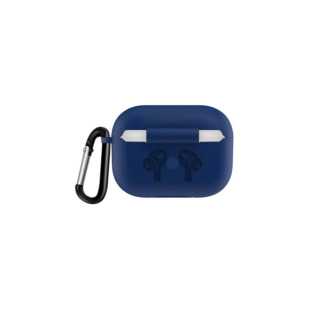 Чохол для навушників BeCover Silicon Protection для Apple AirPods Pro Navy Blue (704495)