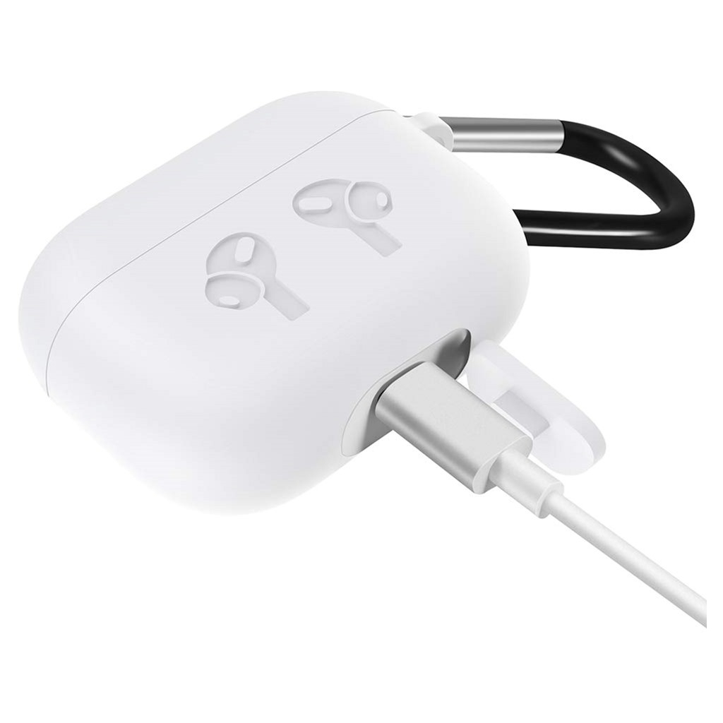 Чохол для навушників BeCover Silicon Protection для Apple AirPods Pro White (704505)