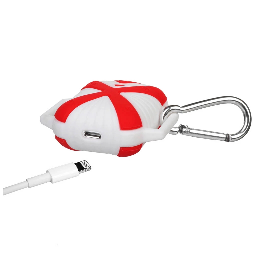 Чохол для навушників X-HuWei i-Smile для Apple AirPods IPH1443 Red+White (702334)