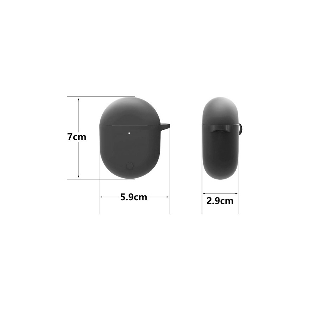Чохол для навушників BeCover Siliconм для Xiaomi Redmi Buds 3 Pro Black (707461)