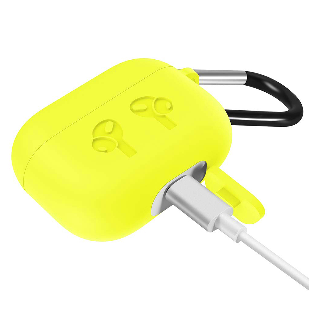 Чохол для навушників BeCover Silicon Protection для Apple AirPods Pro Yellow (704506)