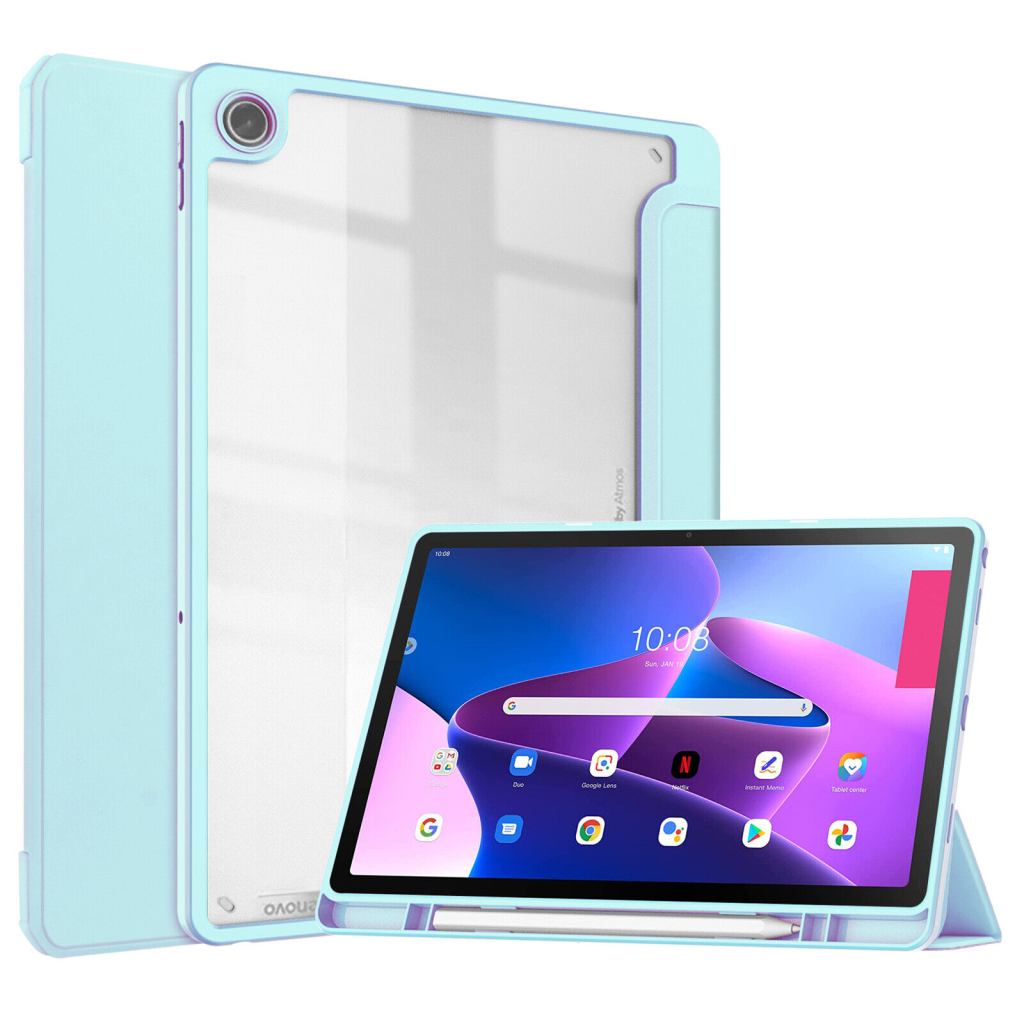 Чохол до планшета BeCover Soft Edge Pencil Mount Lenovo Tab M10 Plus TB-125F (3rd Gen) 10.61" Light Blue (708370)