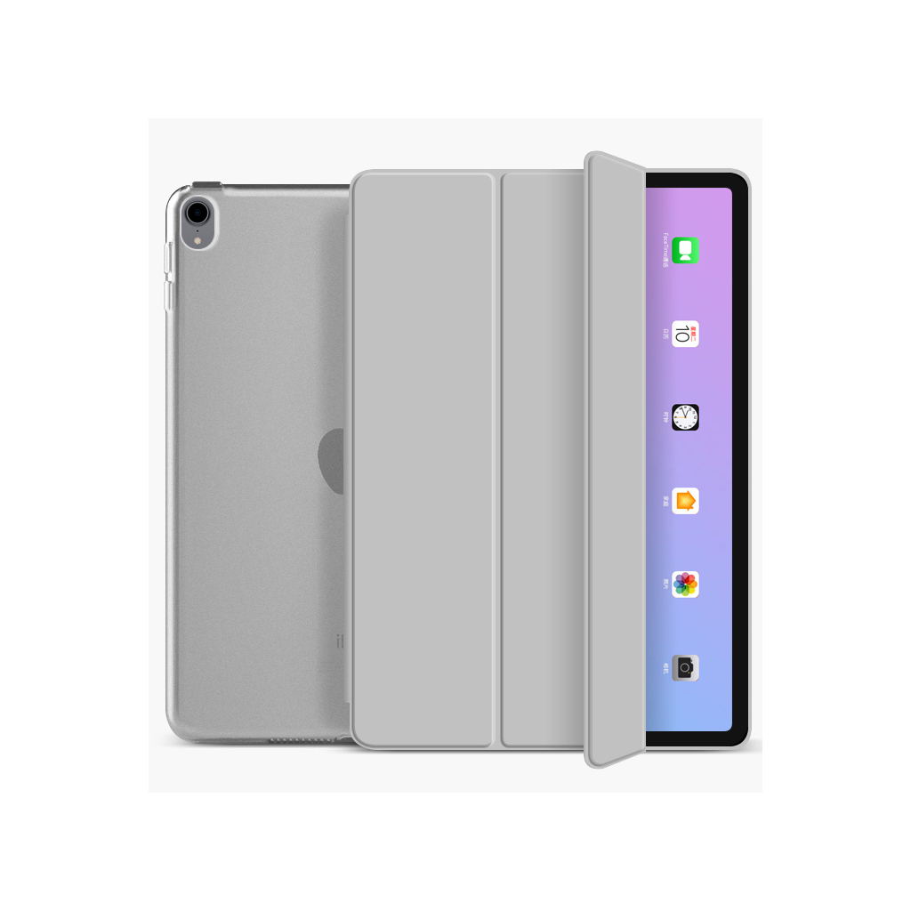 Чохол до планшета BeCover Tri Fold Hard Apple iPad mini 6 2021 Gray (706855)