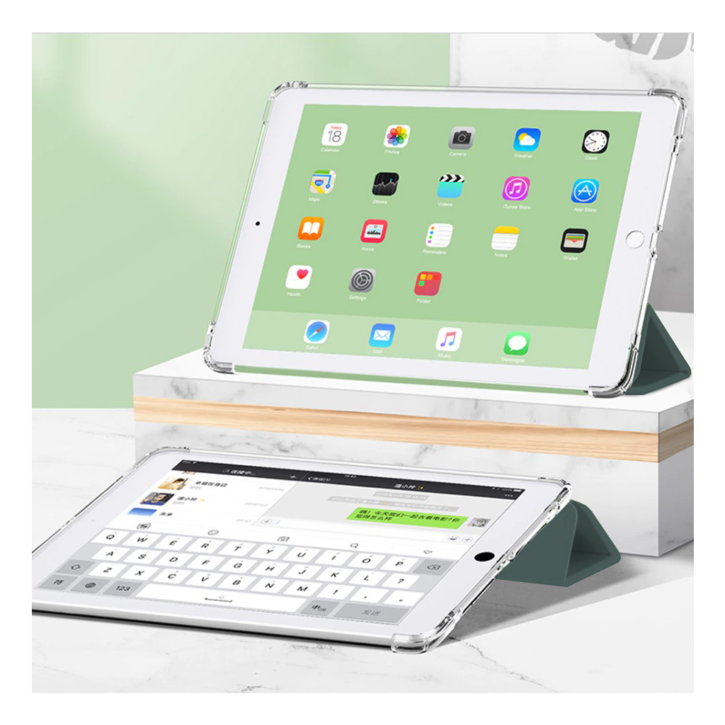 Чохол до планшета BeCover Tri Fold Soft TPU Apple iPad mini 6 2021 Dark Green (706721)