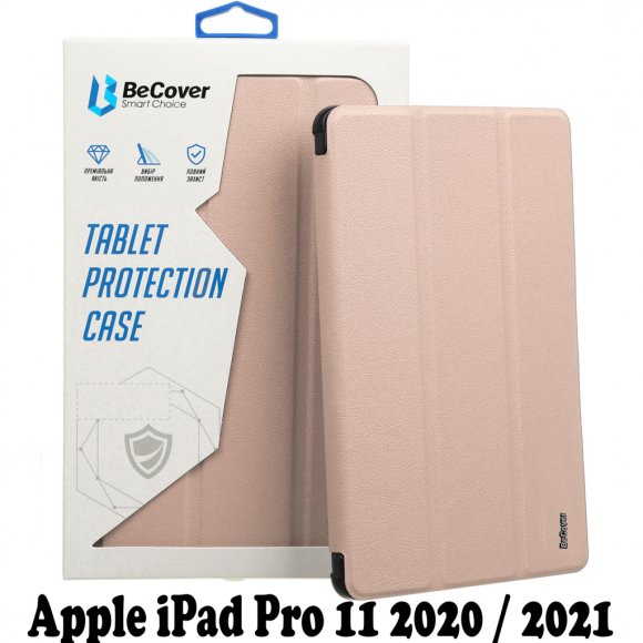 Чохол до планшета BeCover w/Apple Pencil Mount Apple iPad Pro 11 2020/21/22 Pink (707530)