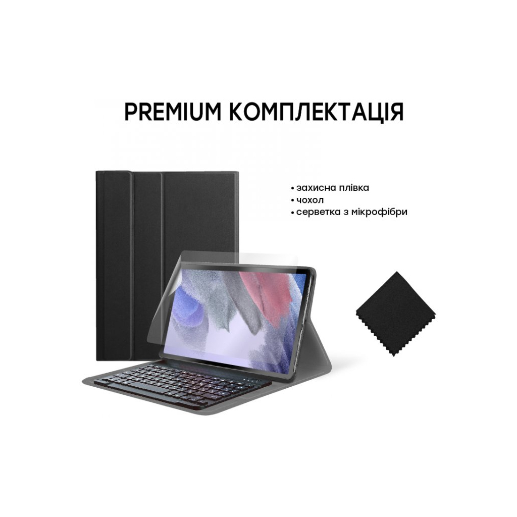 Чохол до планшета AirOn Premium Samsung Galaxy Tab A7 LITE T220/T225 BT keyboard Bla (4822352781065)