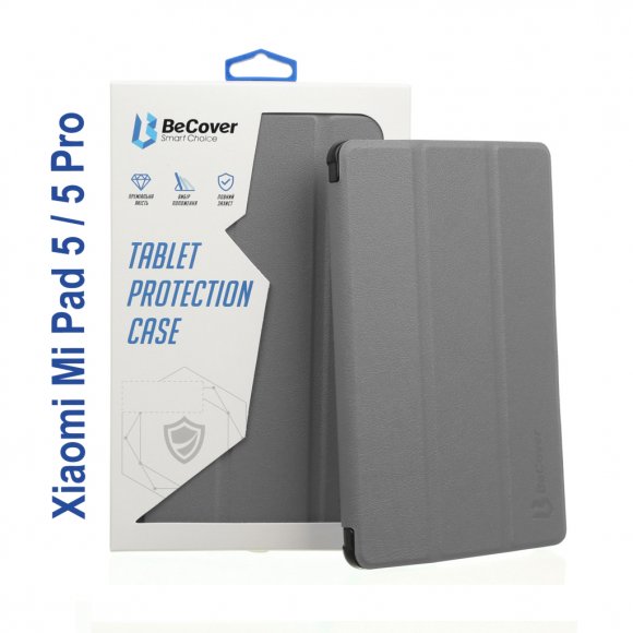 Чохол до планшета BeCover Smart Case Xiaomi Mi Pad 5 / 5 Pro Gray (706706)