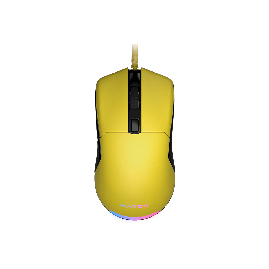 Мишка Hator Pulsar Essential USB Yellow (HTM-308)