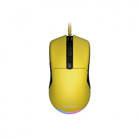 Мишка Hator Pulsar Essential USB Yellow (HTM-308)