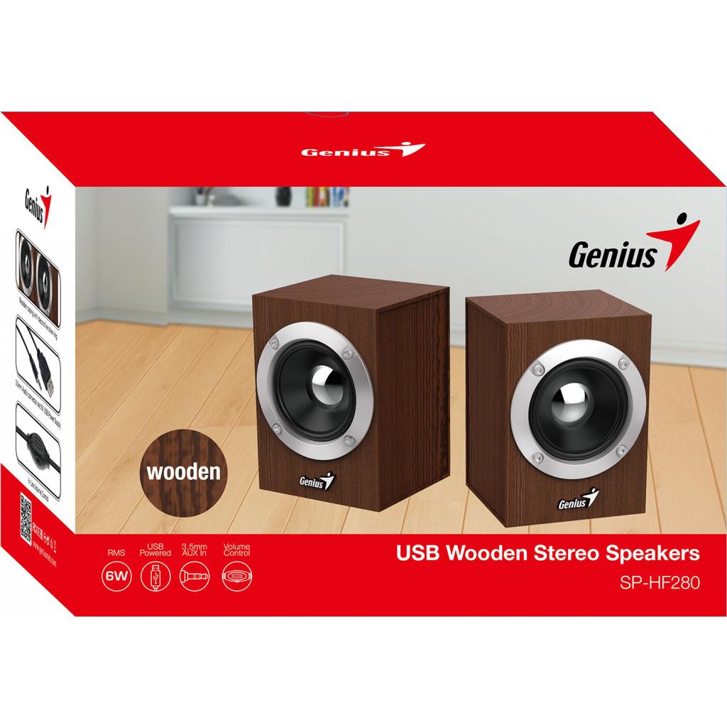 Акустична система Genius SP-HF280 USB Wood (31730028400)