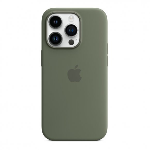 Чохол до мобільного телефона Apple iPhone 14 Pro Silicone Case with MagSafe - Olive,Model A2912 (MQUH3ZE/A)