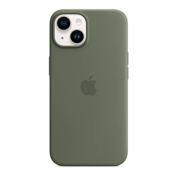 Чохол до мобільного телефона Apple iPhone 14 Silicone Case with MagSafe - Olive,Model A2910 (MQU83ZE/A)