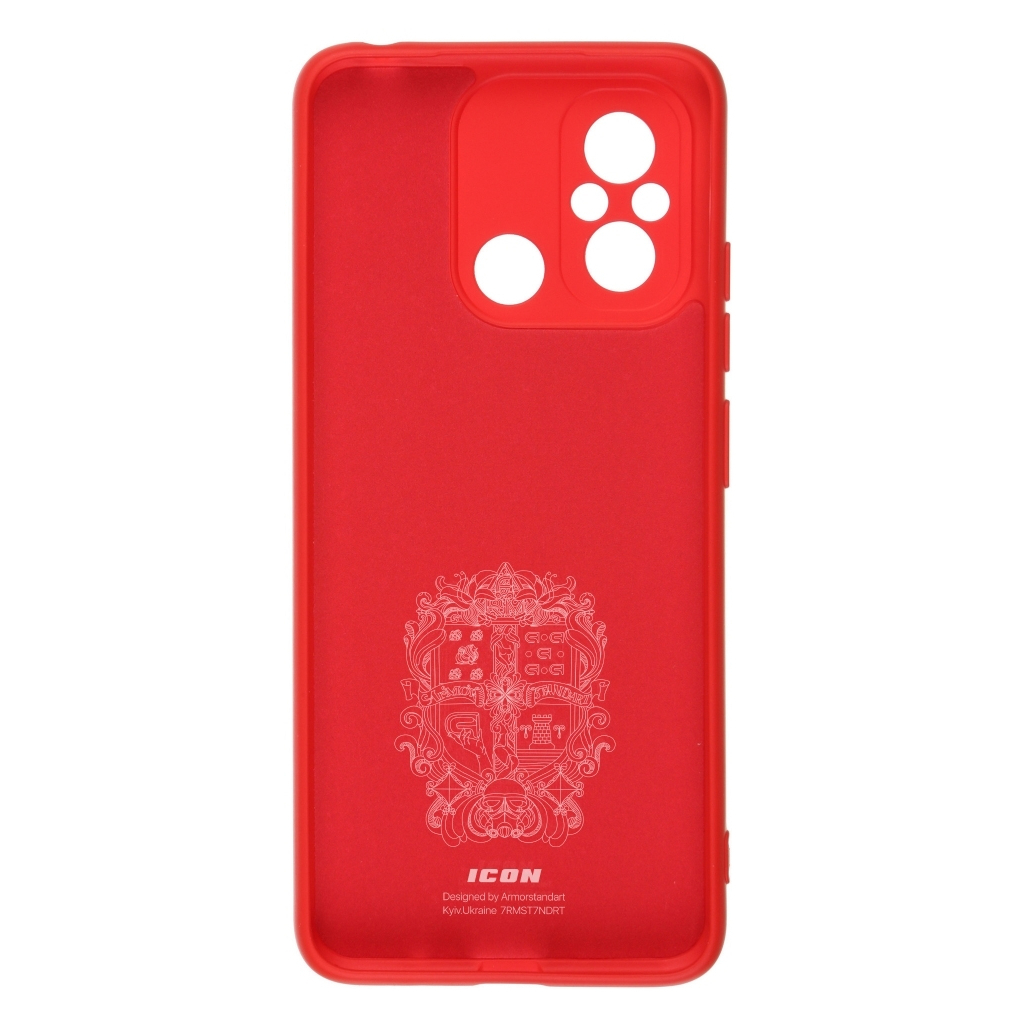 Чохол до мобільного телефона Armorstandart ICON Case Xiaomi Redmi 12С/11A Camera cover Red (ARM65966)