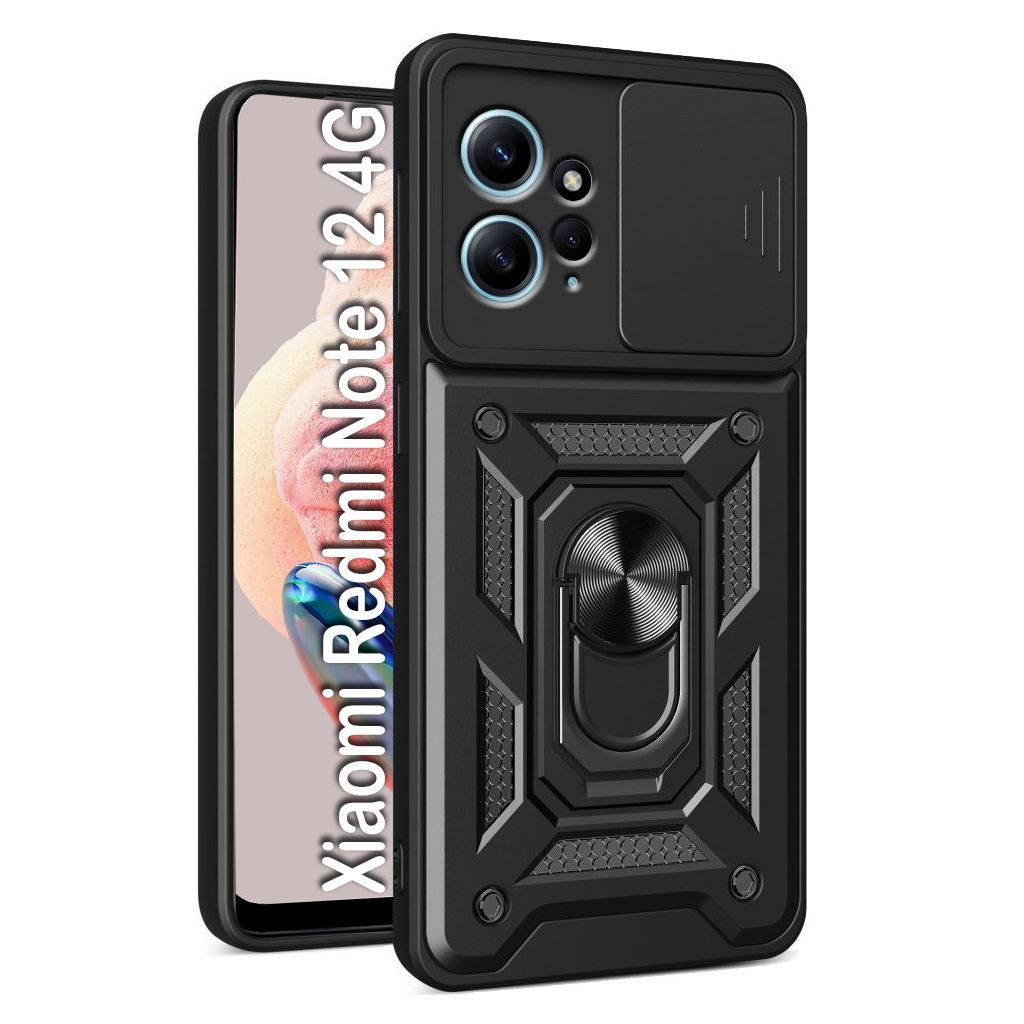 Чохол до мобільного телефона BeCover Military Xiaomi Redmi Note 12 4G Black (709155)