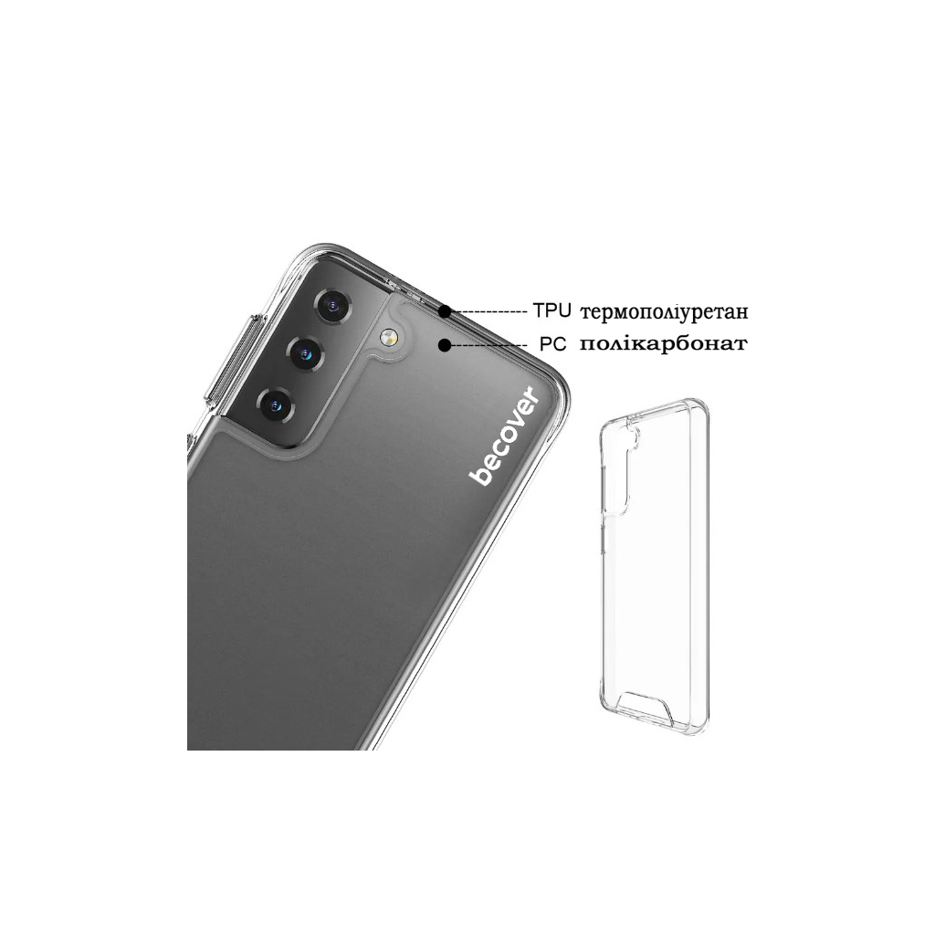 Чохол до мобільного телефона BeCover Space Case Samsung Galaxy S21 FE SM-G990 Transparancy (709354)