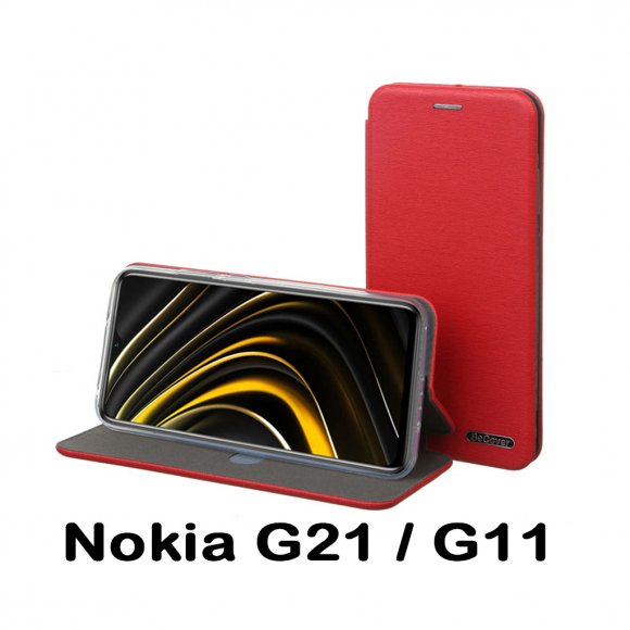 Чохол до мобільного телефона BeCover Exclusive Nokia G21 / G11 Burgundy Red (707915)