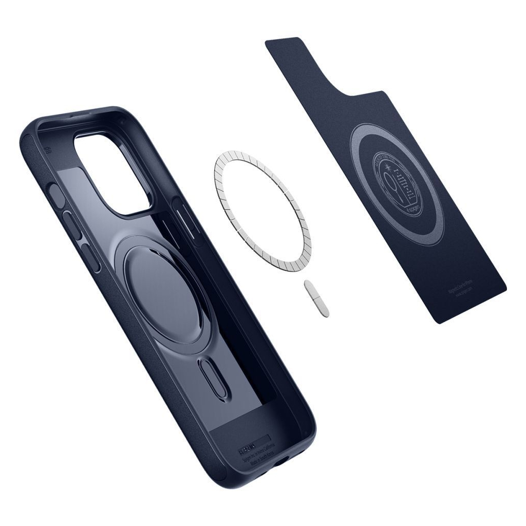 Чохол до мобільного телефона Spigen Apple Iphone 14 Pro Max Mag Armor MagFit, Navy Blue (ACS04845)