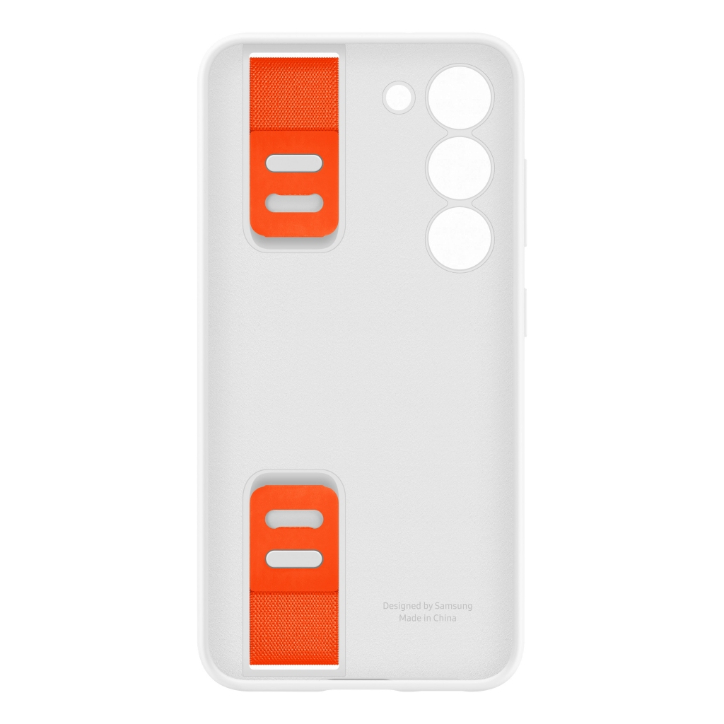 Чохол до мобільного телефона Samsung Galaxy S23 Plus Silicone Grip Case White (EF-GS916TWEGRU)