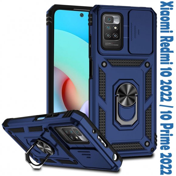 Чохол до мобільного телефона BeCover Military Xiaomi Redmi 10 2022 / 10 Prime 2022 Blue (708220)