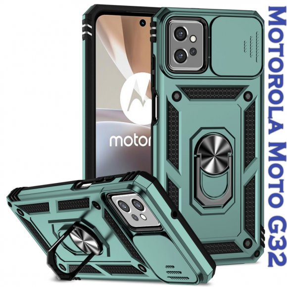 Чохол до мобільного телефона BeCover Military Motorola Moto G32 Dark Green (708179)