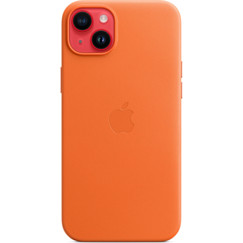 Чохол до мобільного телефона Apple iPhone 14 Plus Leather Case with MagSafe - Orange,Model A2907 (MPPF3ZE/A)