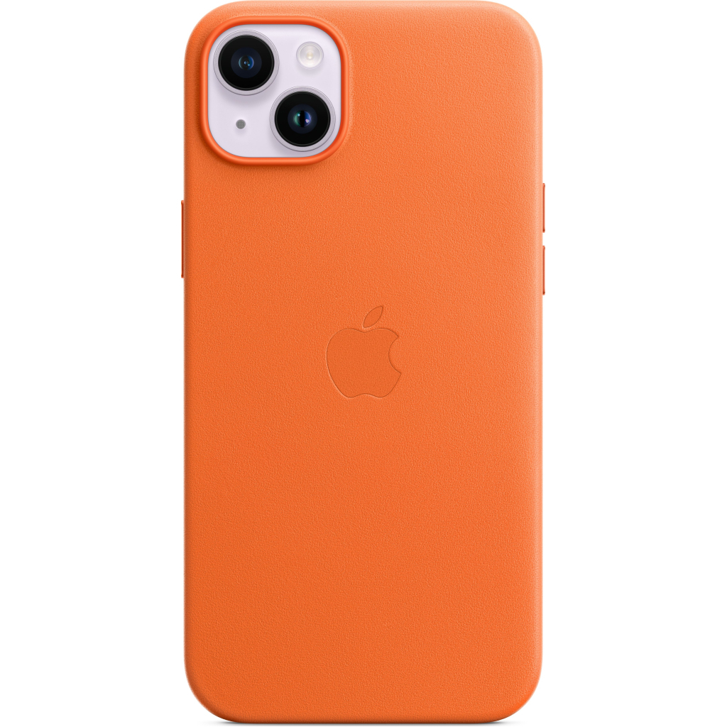 Чохол до мобільного телефона Apple iPhone 14 Plus Leather Case with MagSafe - Orange,Model A2907 (MPPF3ZE/A)