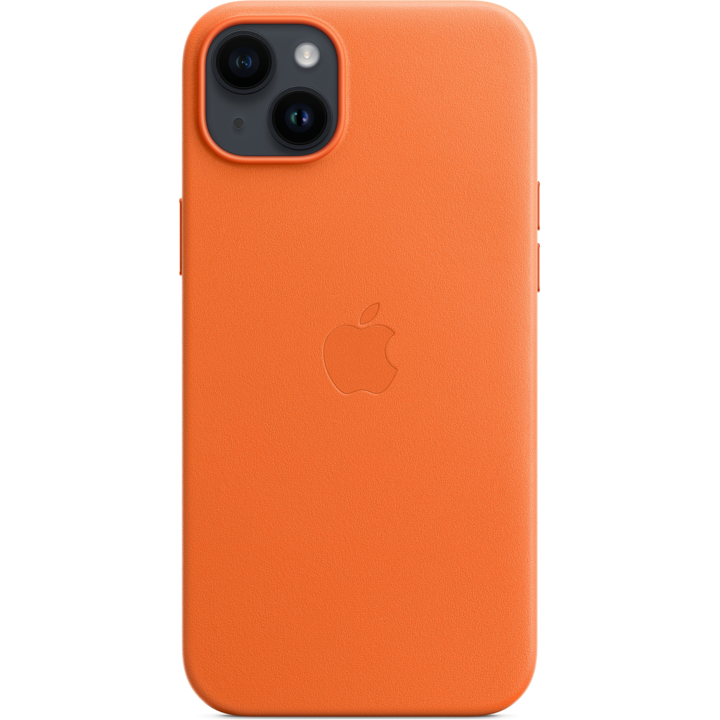 Чохол до мобільного телефона Apple iPhone 14 Plus Leather Case with MagSafe - Orange,Model A2907 (MPPF3ZE/A)