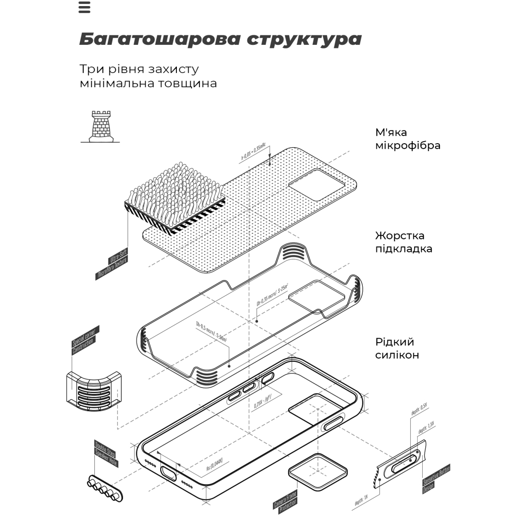 Чохол до мобільного телефона Armorstandart ICON Case Samsung M53 (M536) Pink (ARM64585)