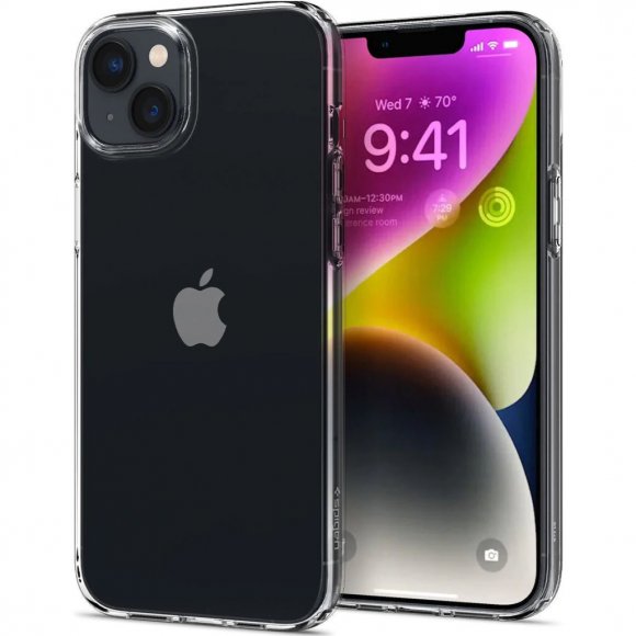 Чохол до мобільного телефона Spigen Apple iPhone 14 Crystal Flex, Crystal Clear (ACS04677)