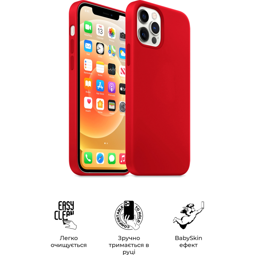 Чохол до мобільного телефона Armorstandart ICON2 Case Apple iPhone 12/12 Pro Red (ARM60585)