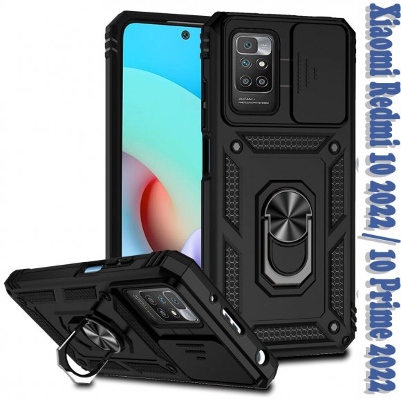 Чохол до мобільного телефона BeCover Military Xiaomi Redmi 10 2022 / 10 Prime 2022 Black (708219)