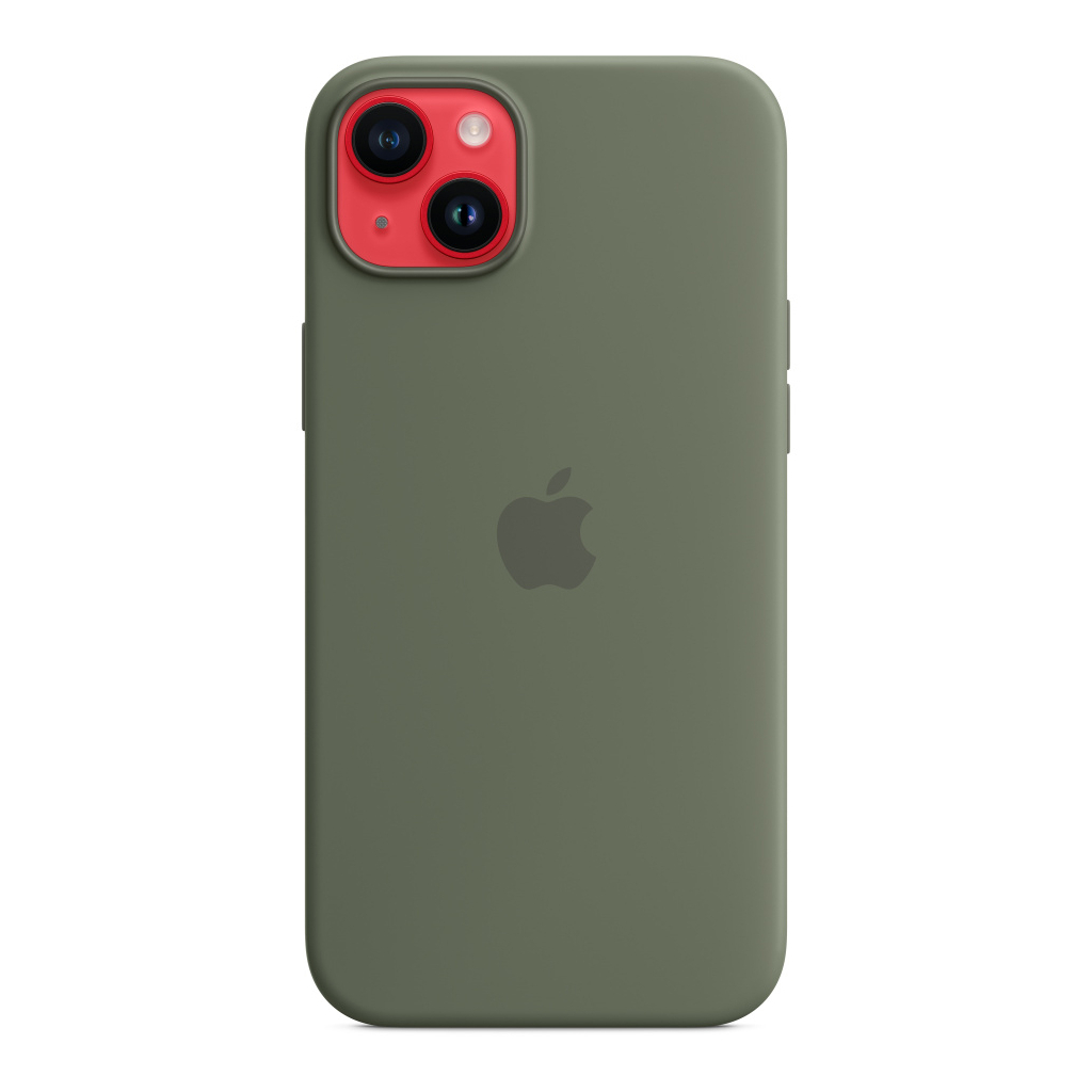 Чохол до мобільного телефона Apple iPhone 14 Plus Silicone Case with MagSafe - Olive,Model A2911 (MQUD3ZE/A)