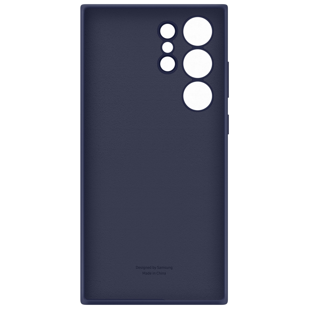 Чохол до мобільного телефона Samsung Galaxy S23 Ultra Silicone Case Navy (EF-PS918TNEGRU)