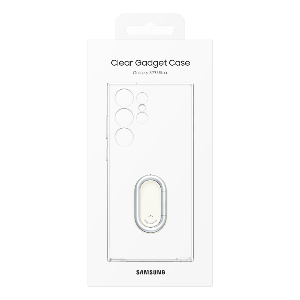 Чохол до мобільного телефона Samsung Galaxy S23 Ultra Clear Gadget Case Transparency (EF-XS918CTEGRU)