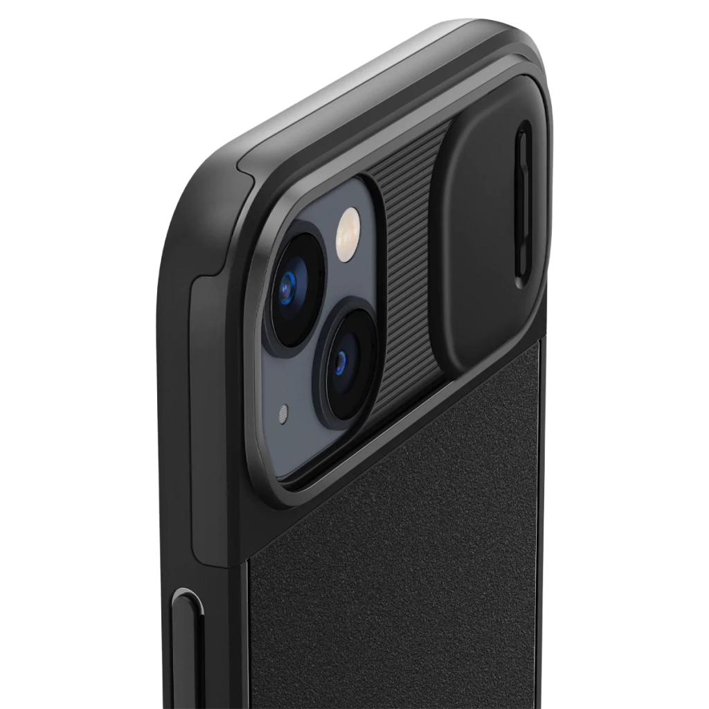 Чохол до мобільного телефона Spigen iPhone 14 Optik Armor MagFit Black (ACS05070)