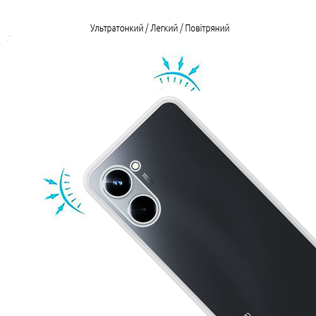 Чохол до мобільного телефона BeCover Realme 10 Transparancy (708670)