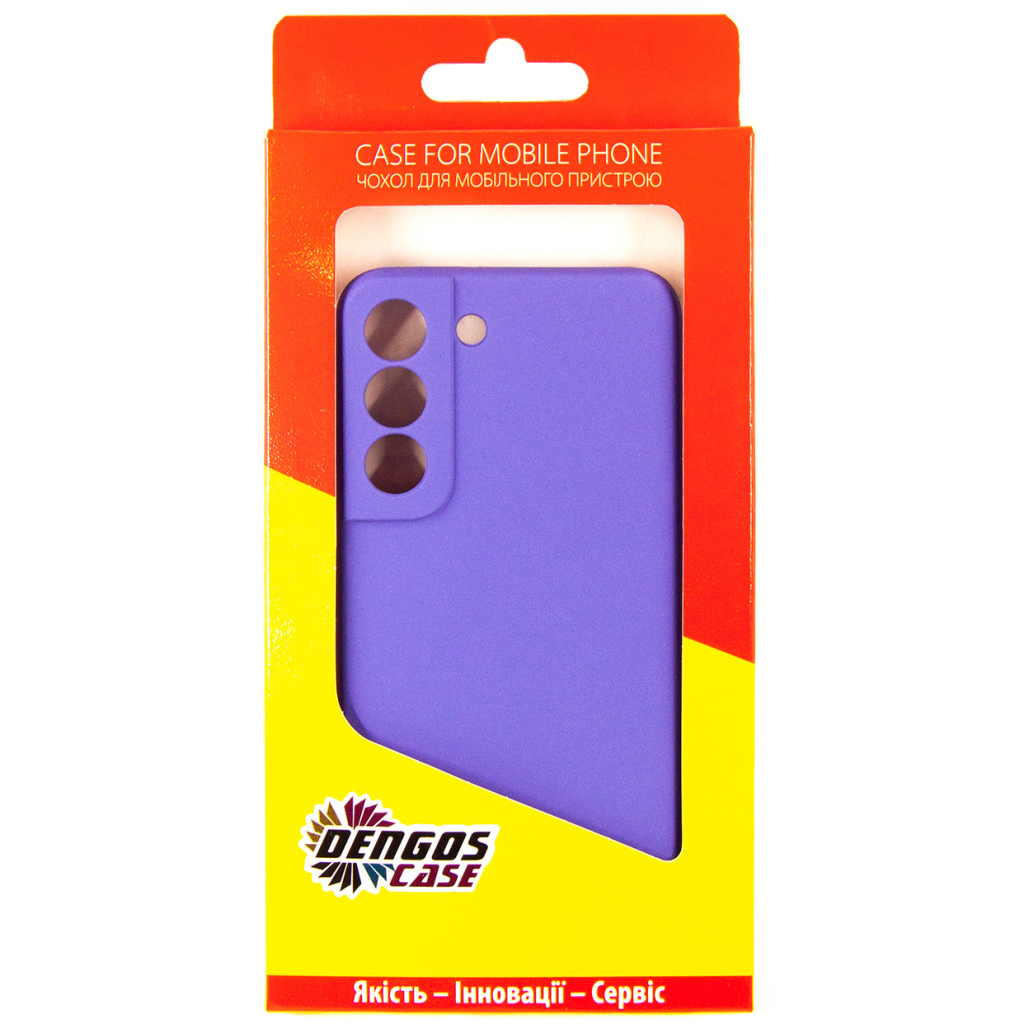 Чохол до мобільного телефона Dengos Carbon Samsung Galaxy S22 (purple) (DG-TPU-CRBN-167)