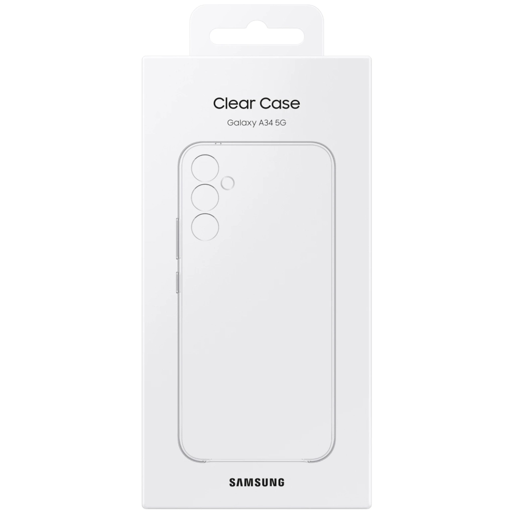 Чохол до мобільного телефона Samsung Samsung A34 Clear Case Transparency (EF-QA346CTEGRU)