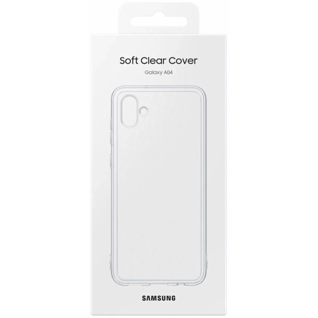 Чохол до мобільного телефона Samsung Samsung A04 Soft Clear Cover Transparency (EF-QA045TTEGRU)