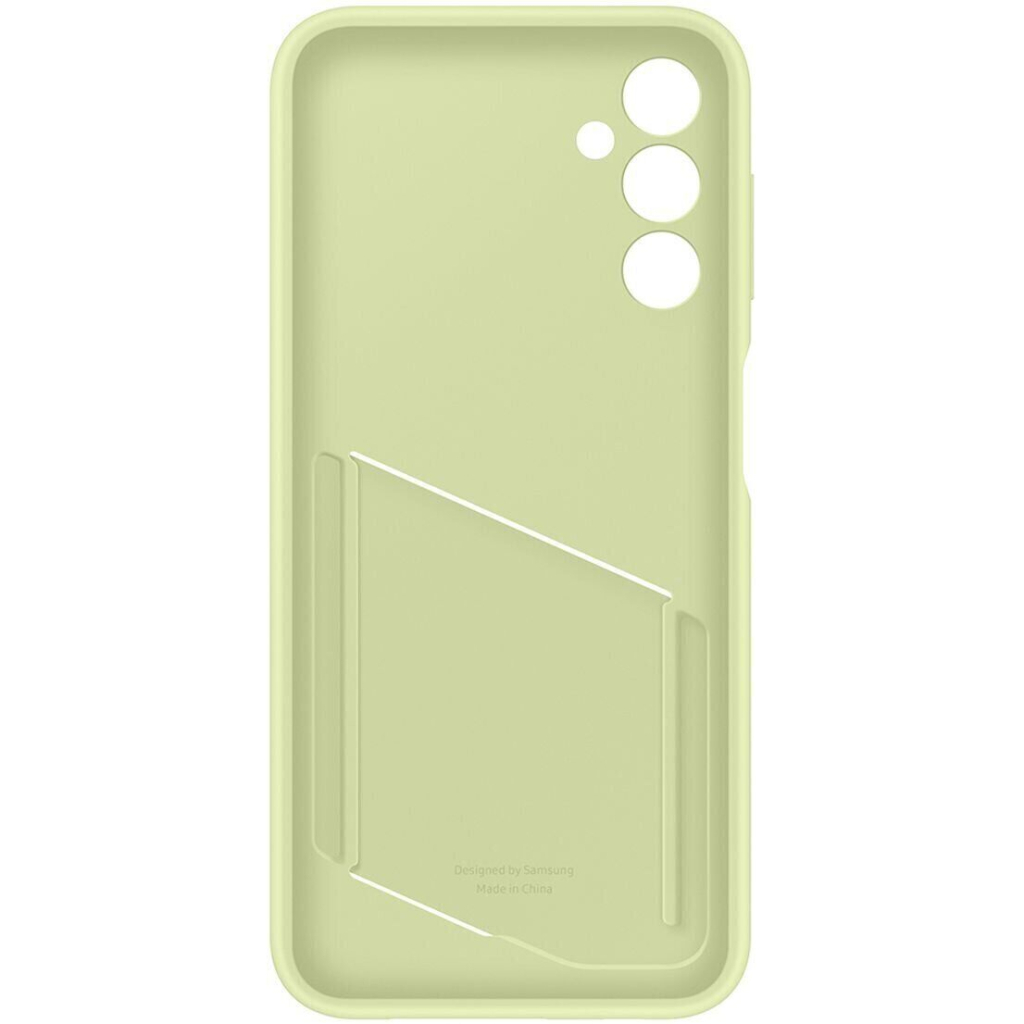 Чохол до мобільного телефона Samsung A14 Card Slot Case Lime (EF-OA146TGEGRU)